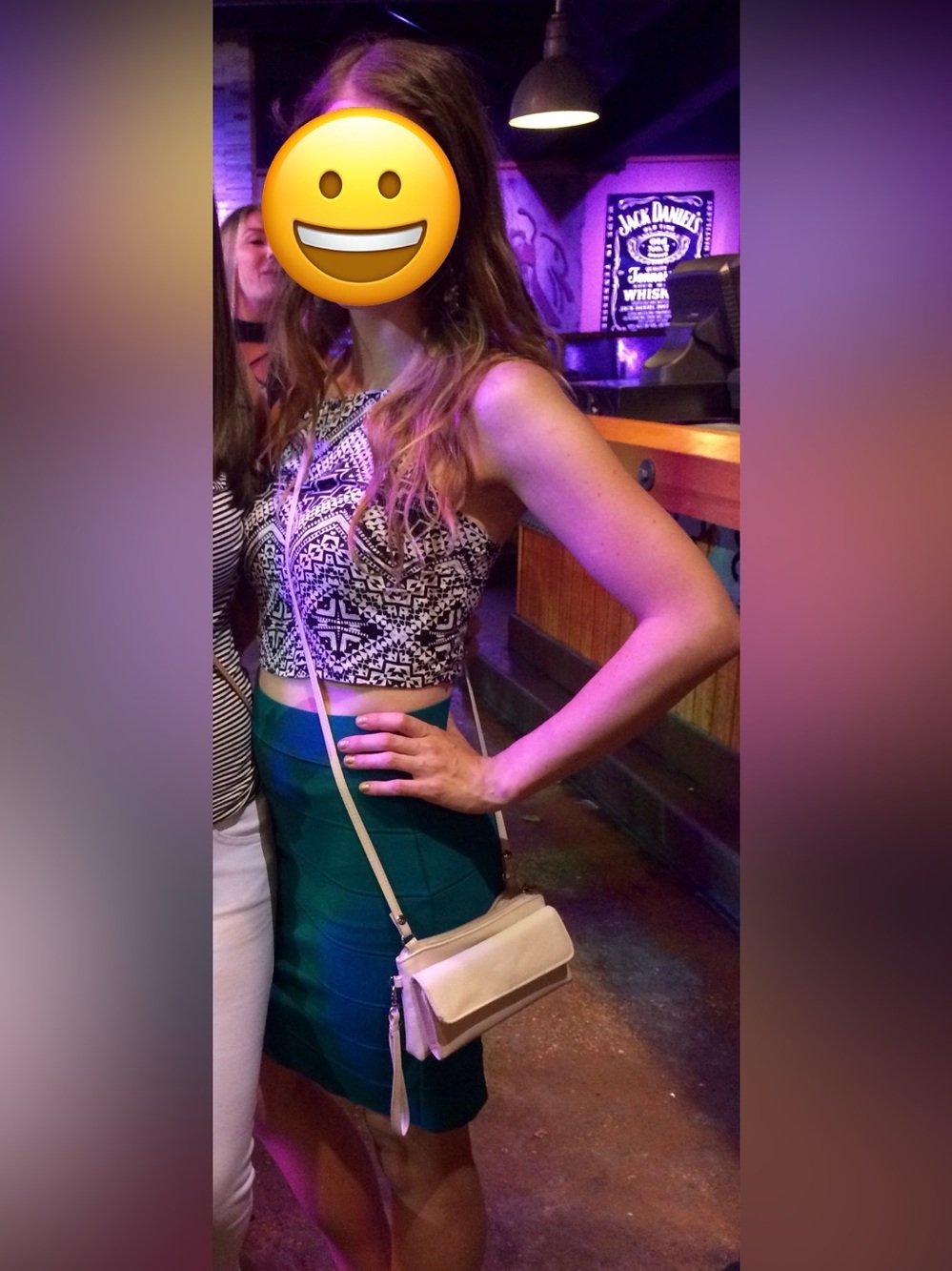 Express Teal Bandage Pencil Skirt
